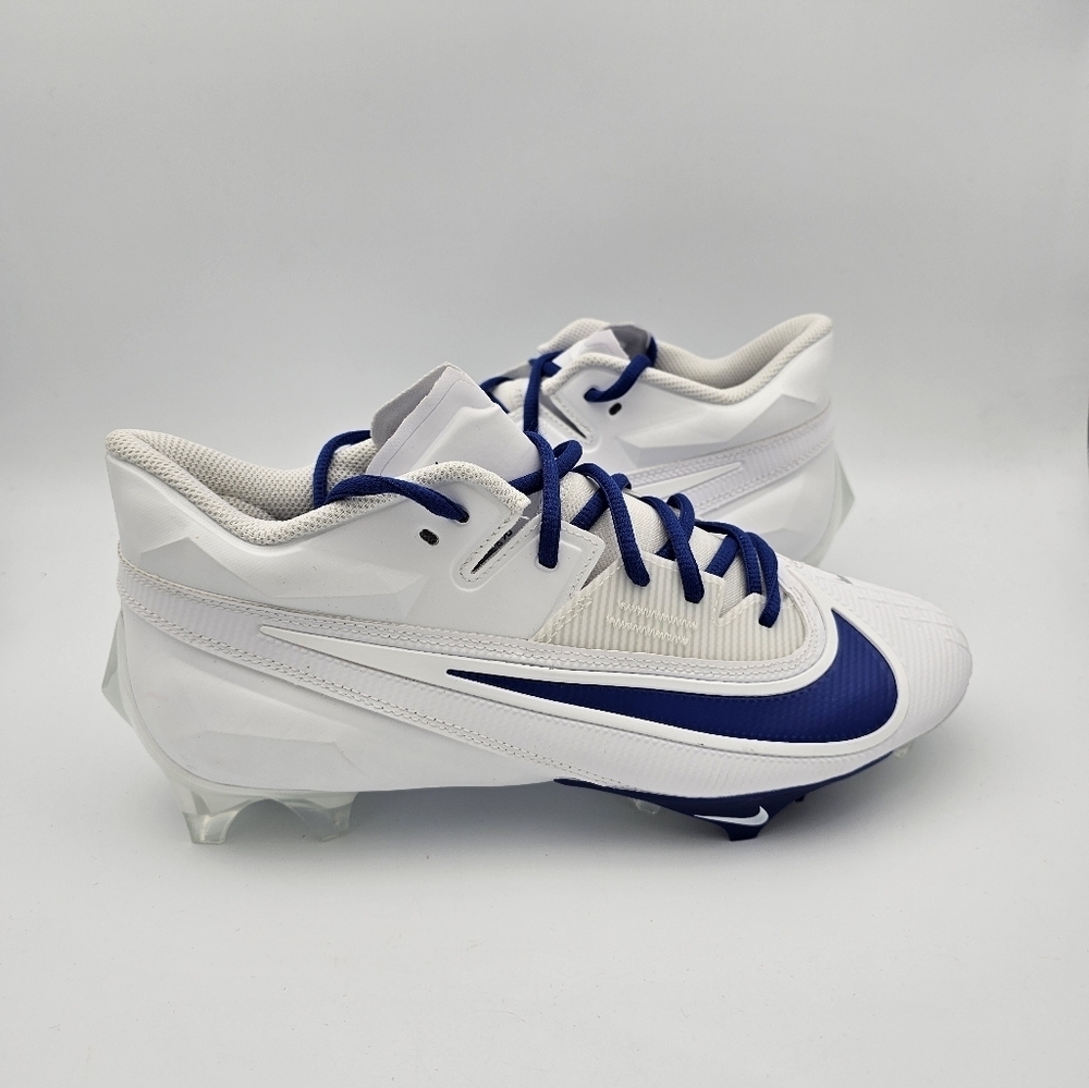 Nike Vapor Edge Elite 360 2 TB Promo White Royal Football Cleats Mens Sz 9 RARE